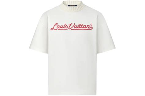 Louis Vuitton x Nigo Embroidered Mockneck Tee White 